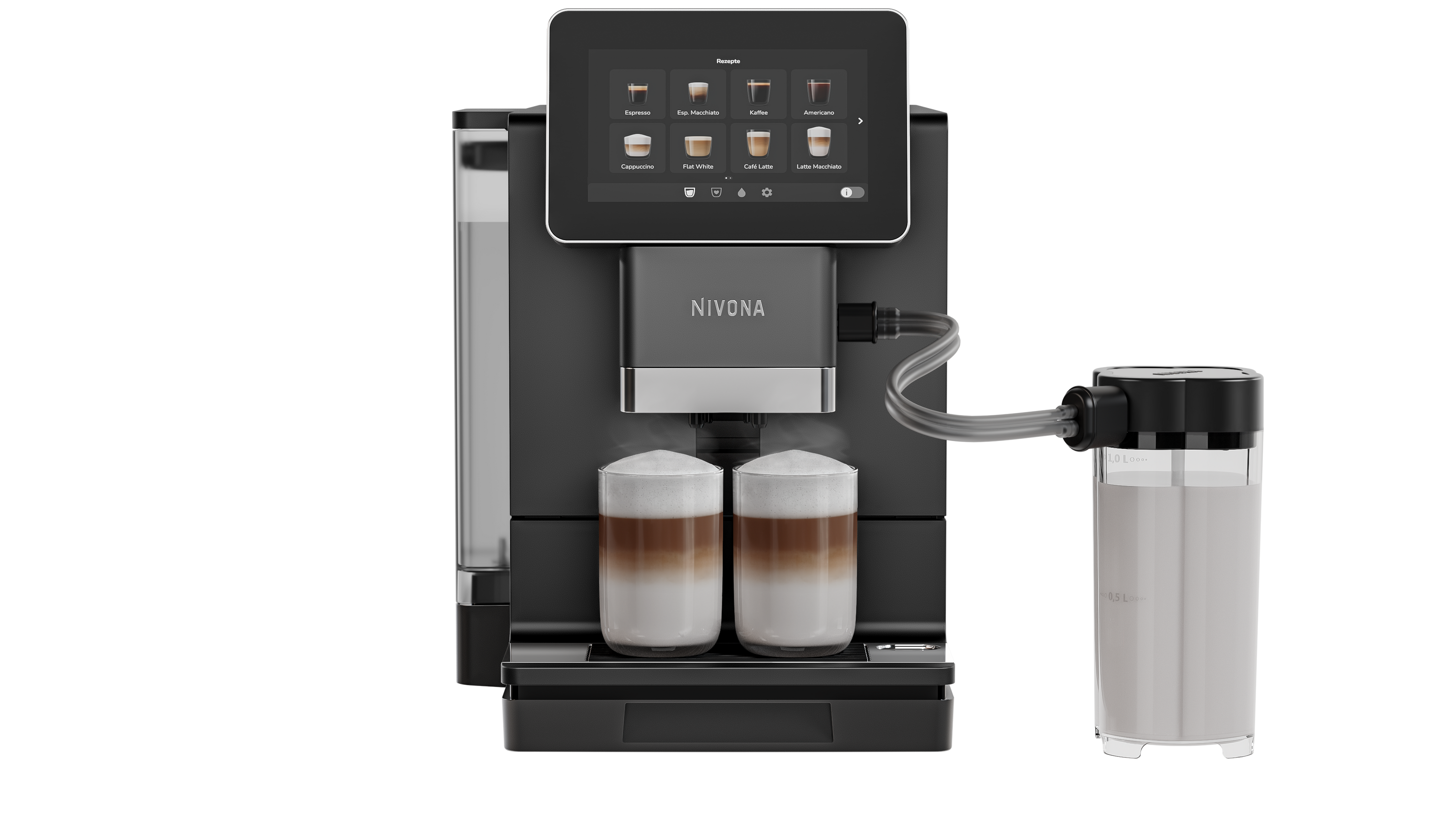 NIVONA NIVO9101 Kaffeevollautomat Schwarz 7" Touchdisplay
