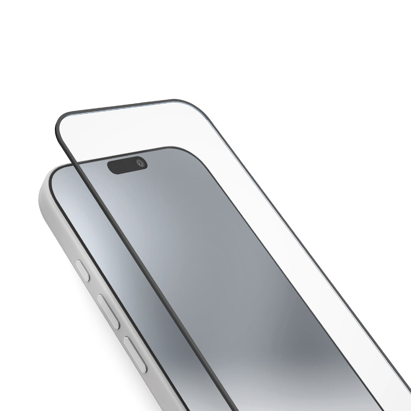 SBS iPhone 17/17 Pro/16 Pro Schutzglas Full-Cover Schwarz