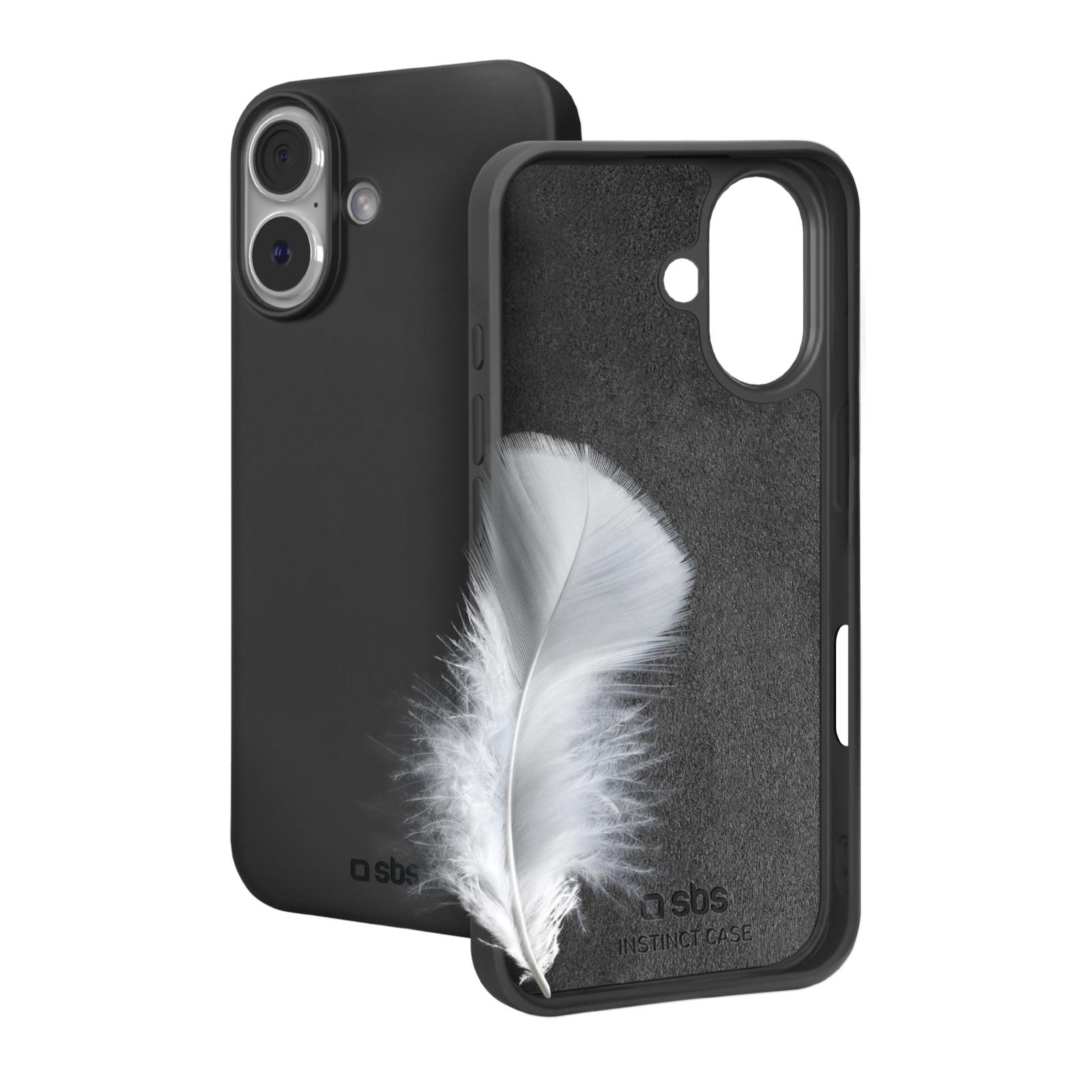 SBS Instinct Hülle iPhone 17 Back Case Schwarz