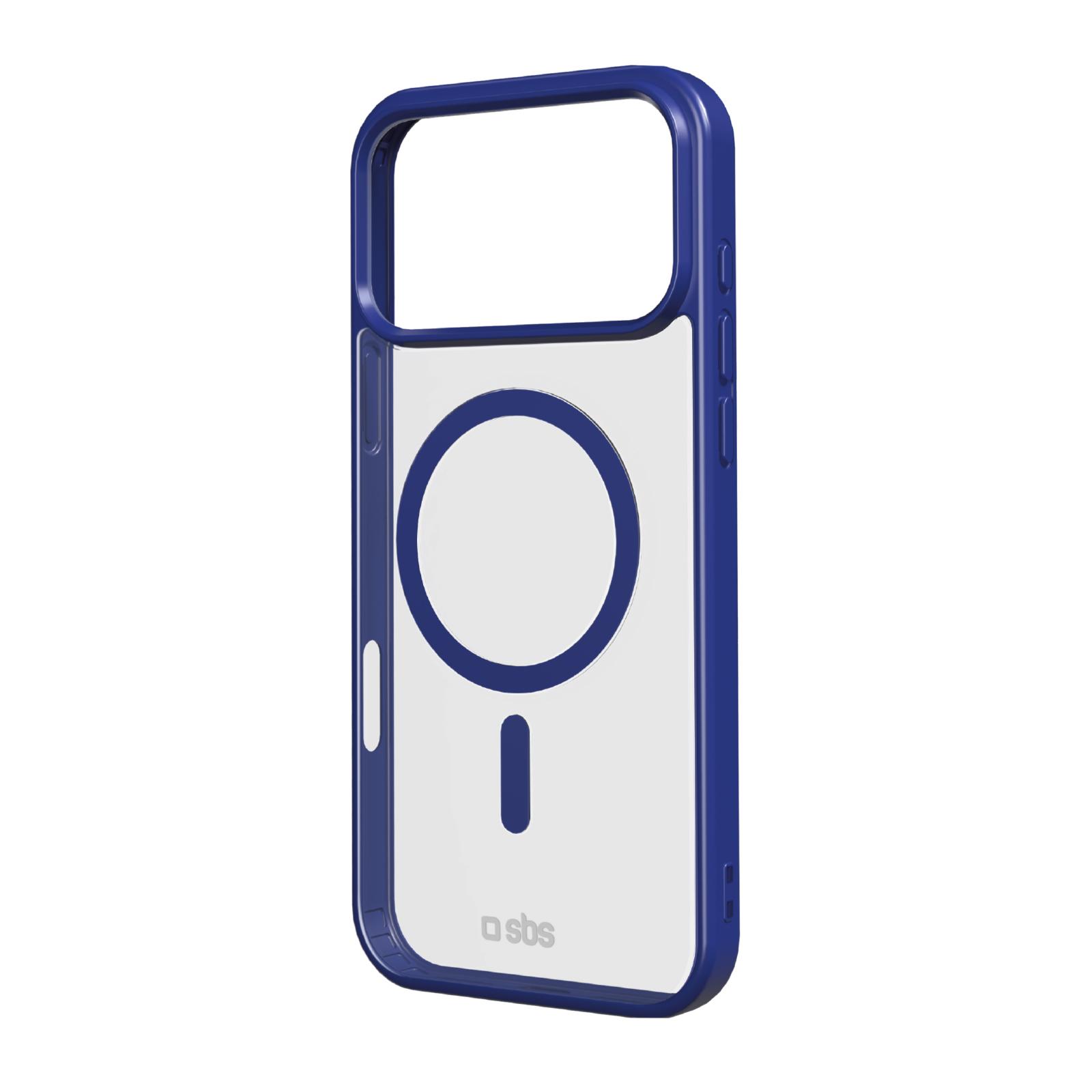 SBS iPhone 17 Pro Max Handyhülle, blau, MagSafe, kratzfest
