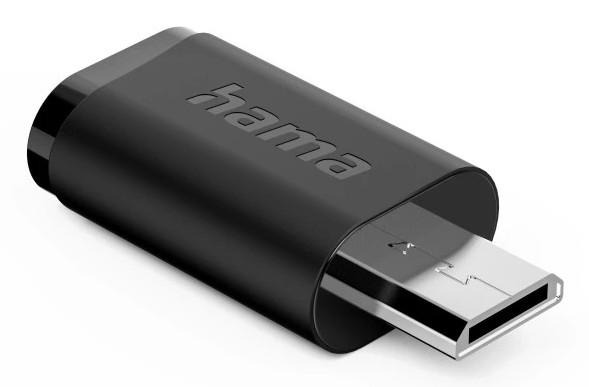Hama Adapter USB-C-Anschluss – Micro-USB-Stecker 3er schwarz
