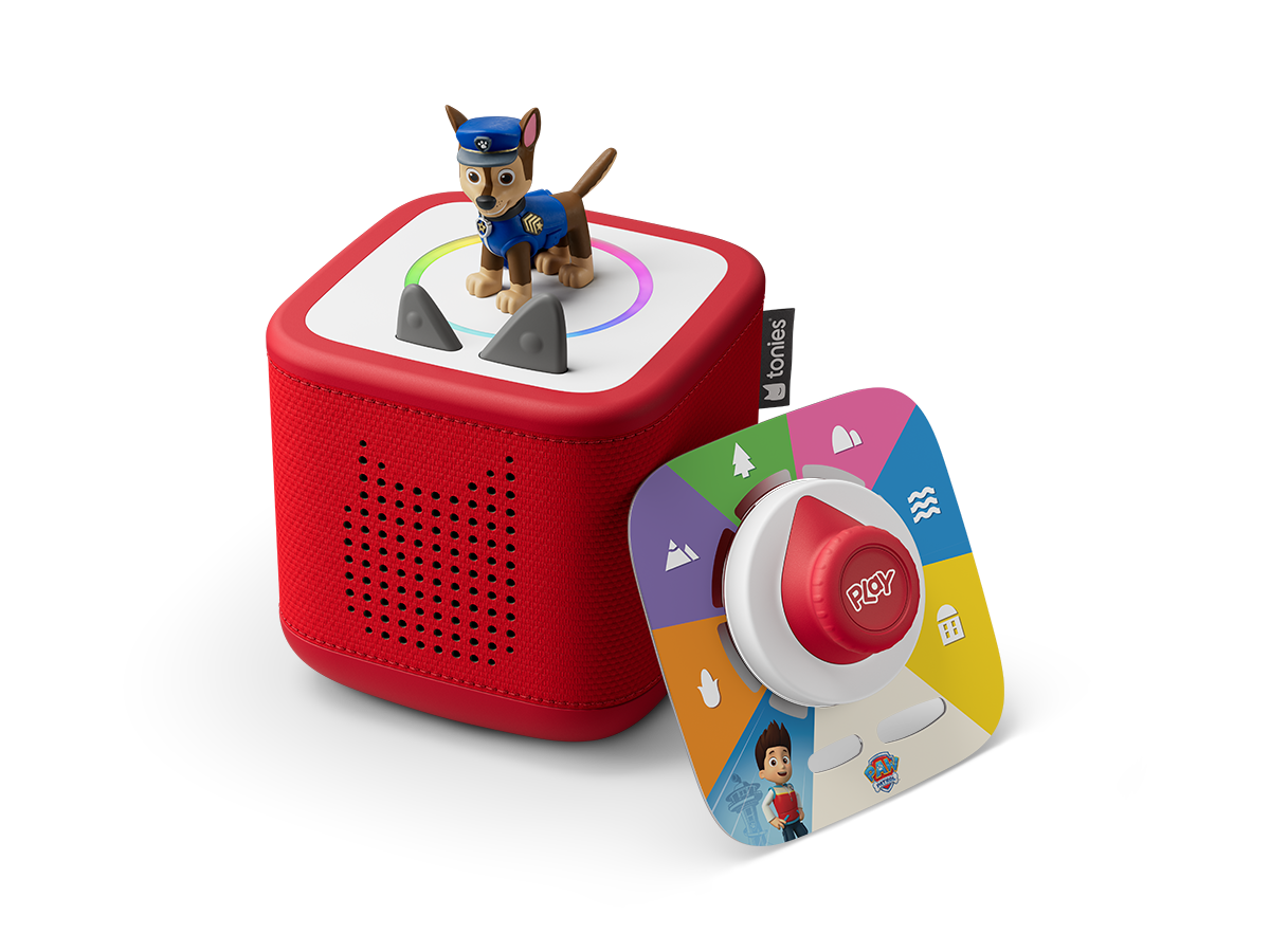 tonies Toniebox 2 Starter Set Rot mit Paw Patrol Chase Play