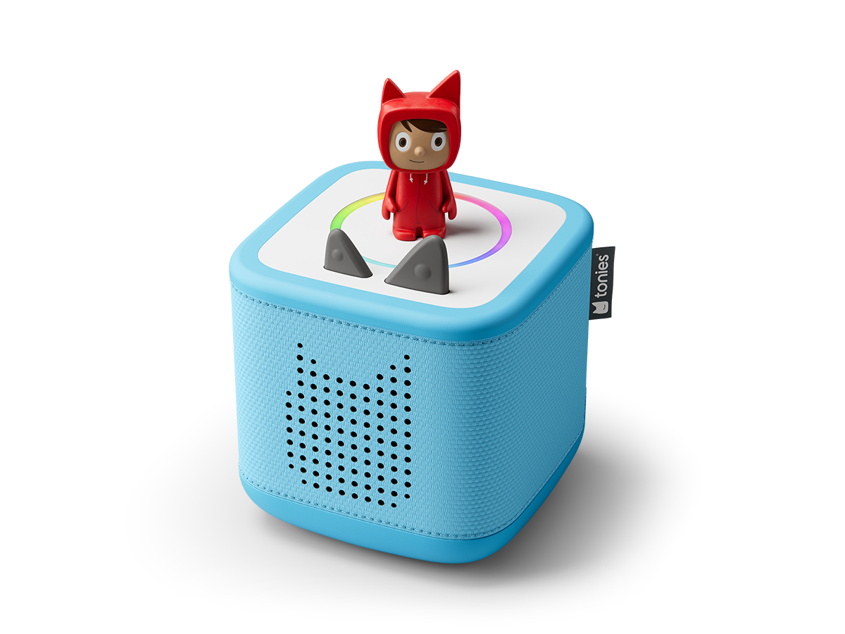 tonies Toniebox 2 Starter Set Himmelblau Kreativ-Tonie Rot
