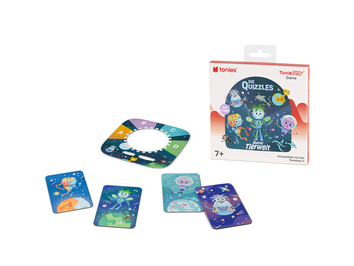 tonies Die Quizzles: Bunte Tierwelt – Tonieplay S Spiel ab 7