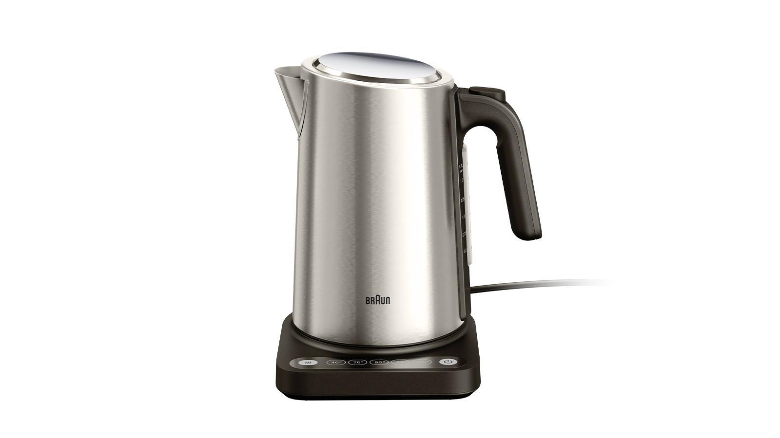 Braun WK 5205 BK Wasserkocher 1,7L 2200W Edelstahl 5 Stufen