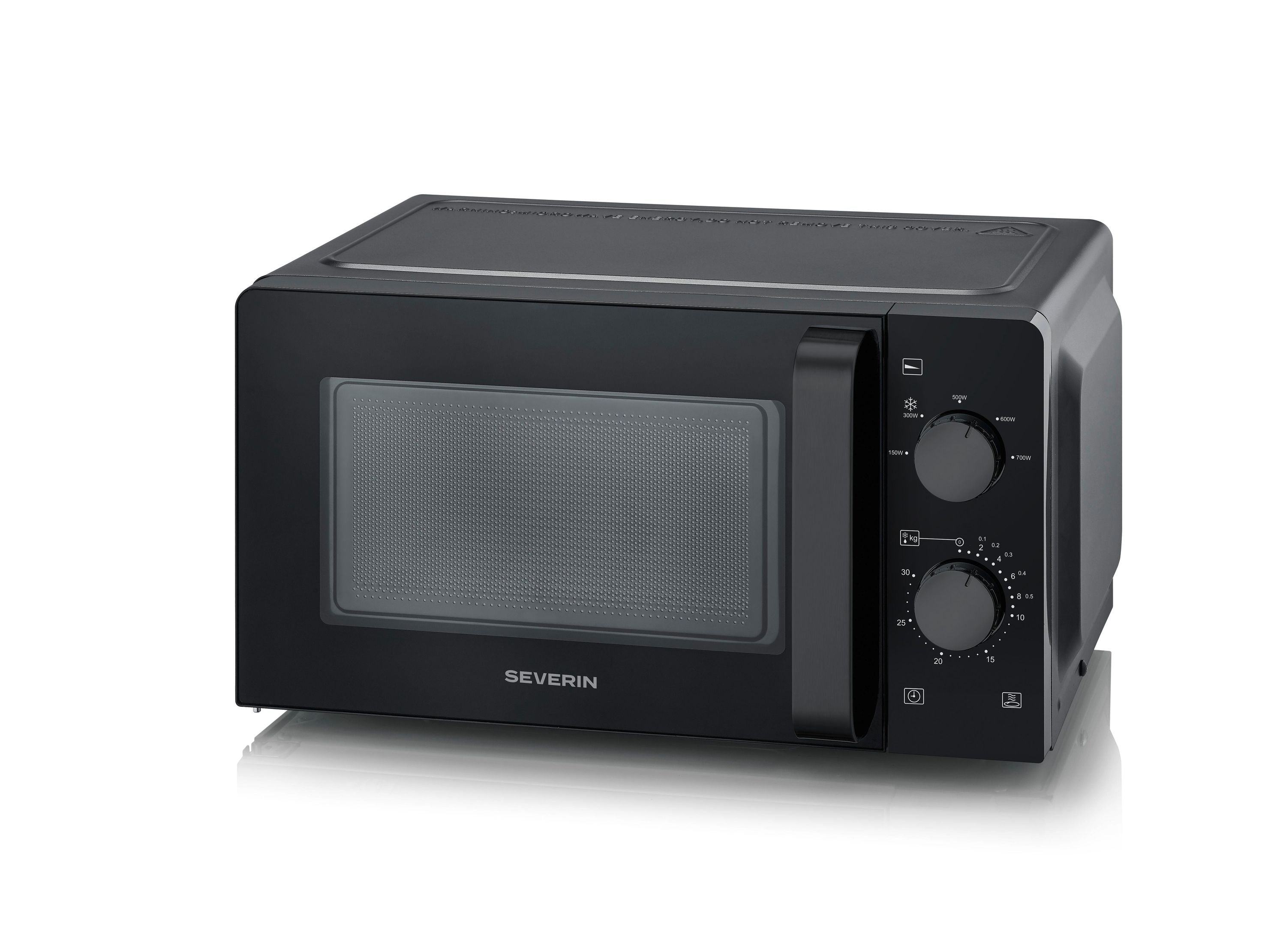 SEVERIN MW 7580 Solo-Mikrowelle 19L 700W Inverter Gebraucht leichte Spuren