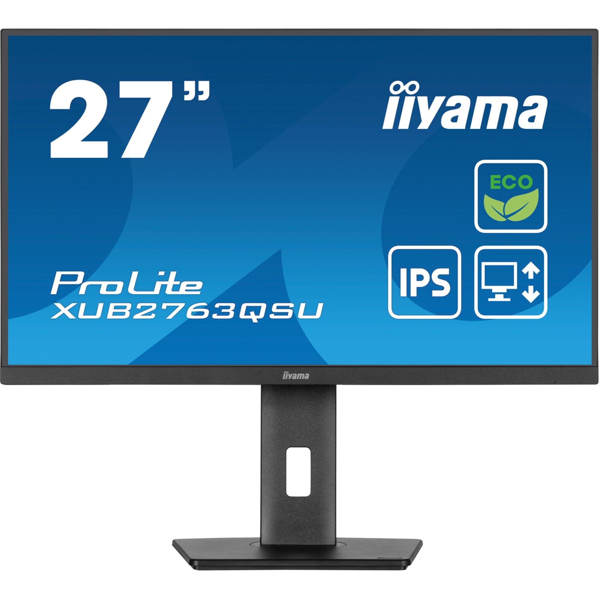 iiyama ProLite XUB2763QSU-B1 27" QHD IPS 100Hz Monitor