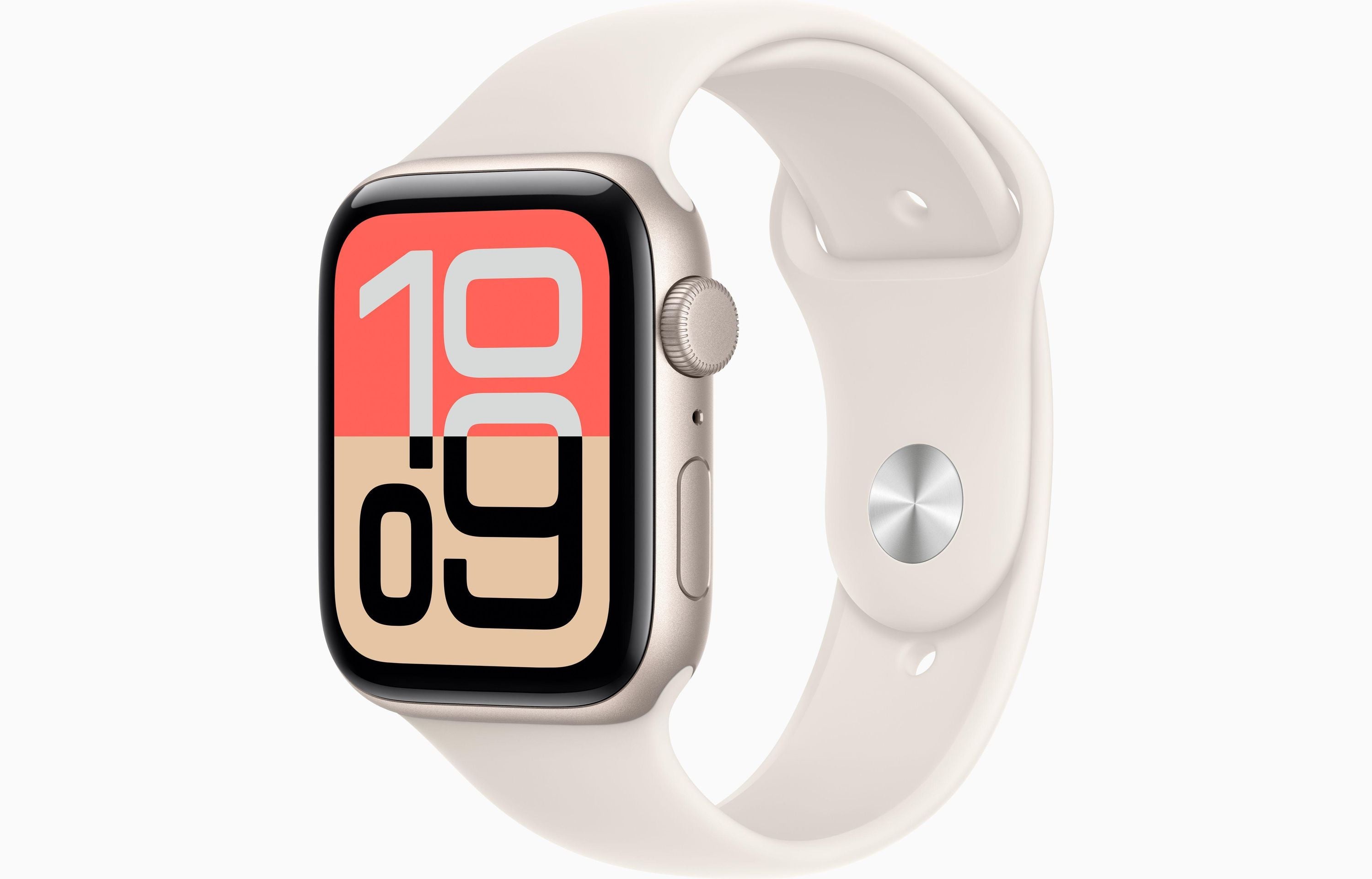 Apple Watch SE 3 Smartwatch 44 mm GPS Aluminium Polarstern