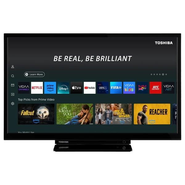 TOSHIBA 24WV3F63DA 24 Zoll LED Smart TV HD HDR Triple-Tuner