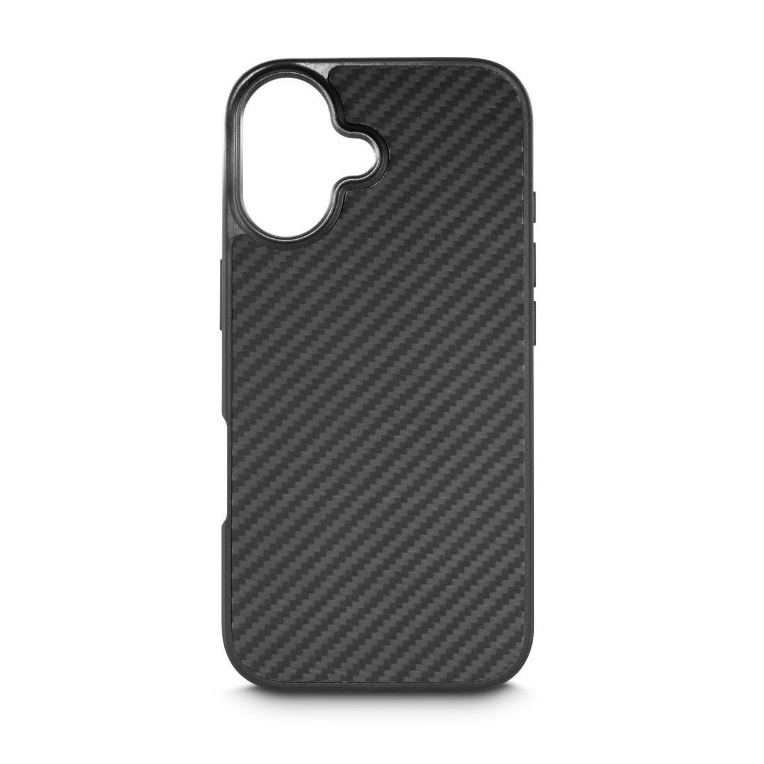 Black Rock Robust Carbon iPhone 17 Hülle Anti-Rutsch schwarz