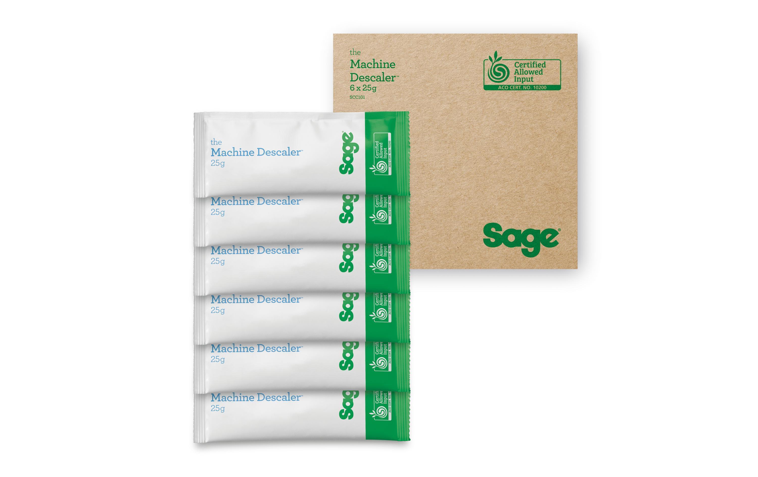 Sage SCC101NEU Entkalker 6er Pack für Kaffee & Wasserkocher