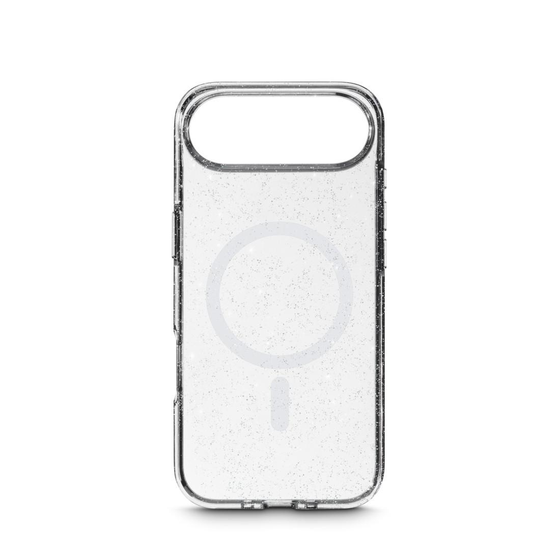 HAMA Mag Glitter Handyhülle iPhone Air Transparent MagSafe