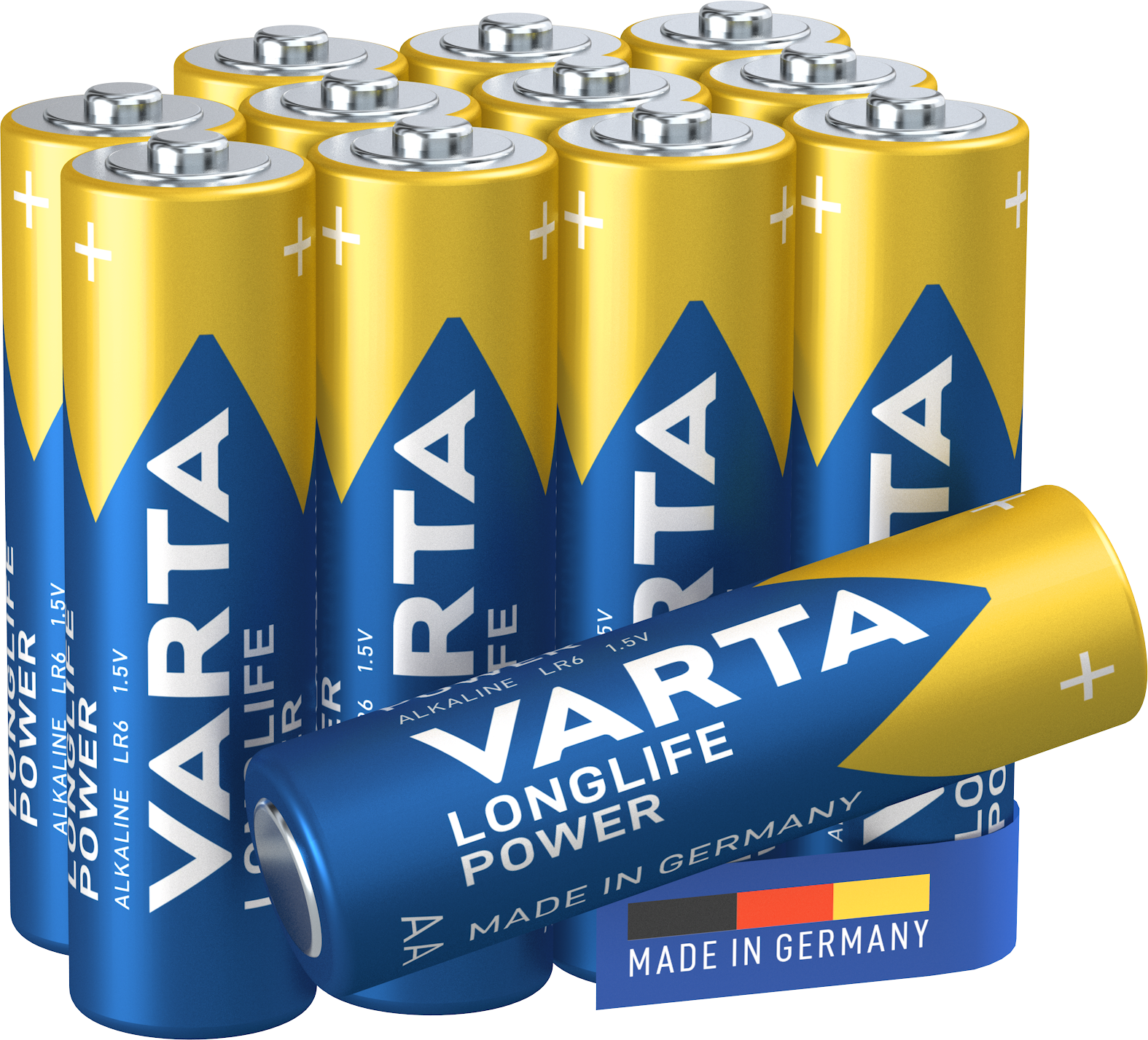 VARTA Longlife Power AA Alkaline Batterie 12 Stück 1,5V