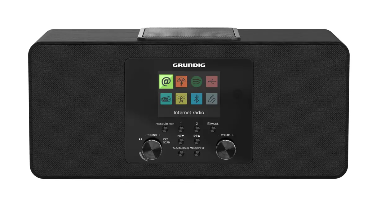 Grundig DTR 6100 2.1 DAB+ Web Internetradio FM mit Subwoofer
