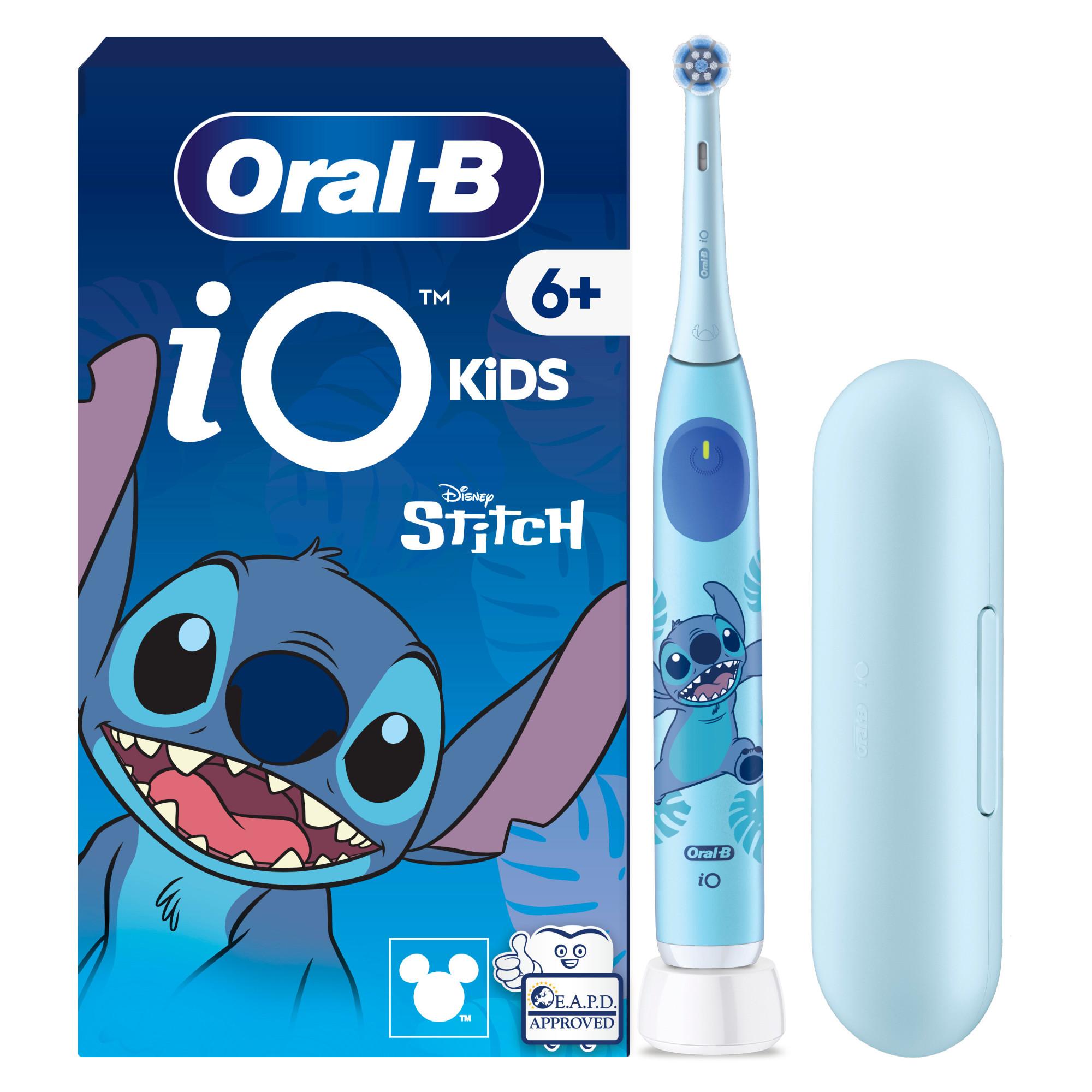 Oral-B iO Kids 6+ Disney Stitch Elektrische Zahnbürste Blau