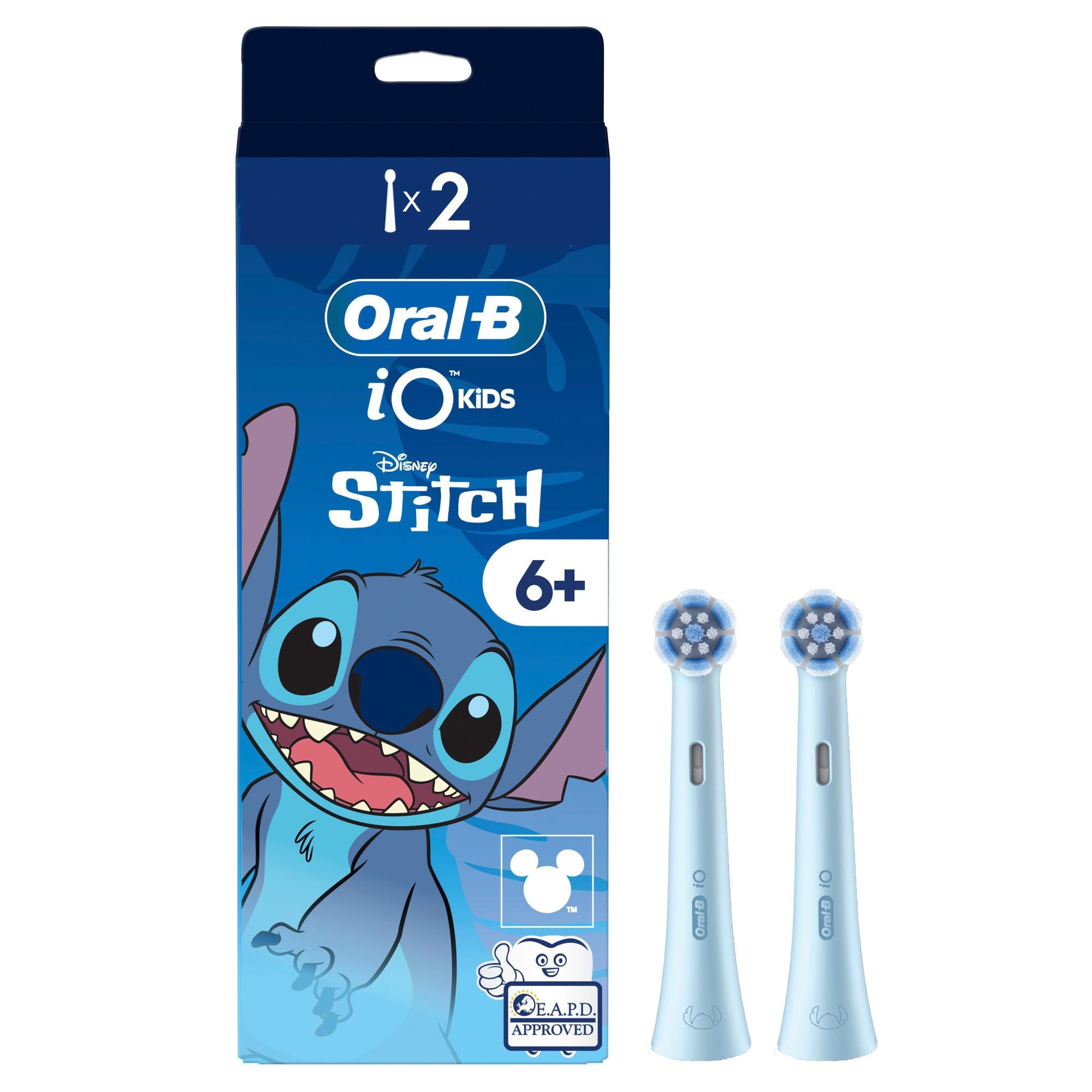 Oral-B iO Kids 6+ Disney Stitch Aufsteckbürsten 2 Stück Blau