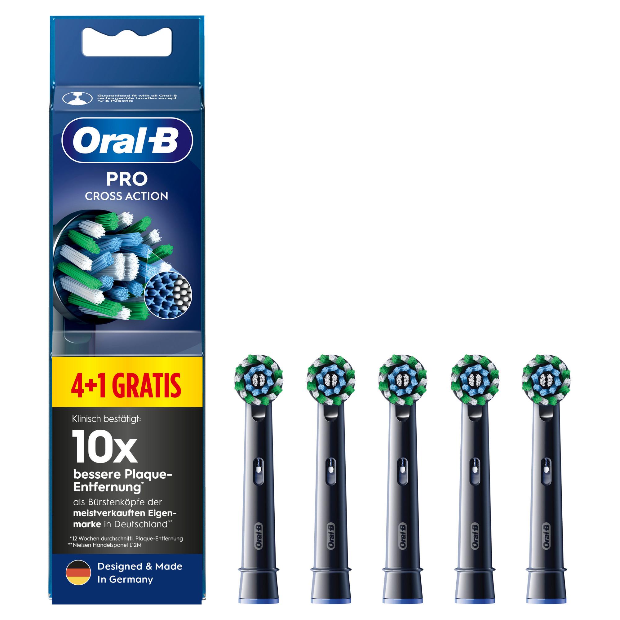 Oral-B Pro CrossAction Original Aufsteckbürsten 4+1