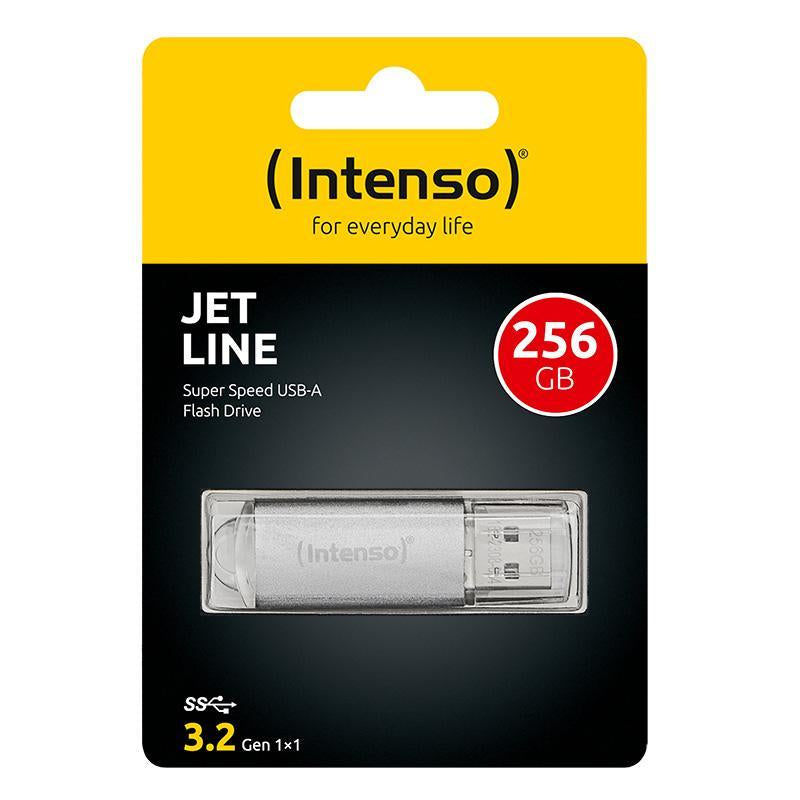 Intenso Jet Line USB-Stick 256 GB USB 3.2 USB-A silber