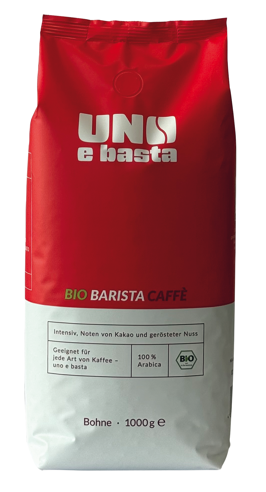 UNO e basta BIO Barista Caffè – 100 % Arabica Bohnen | 1 kg Premium Kaffee