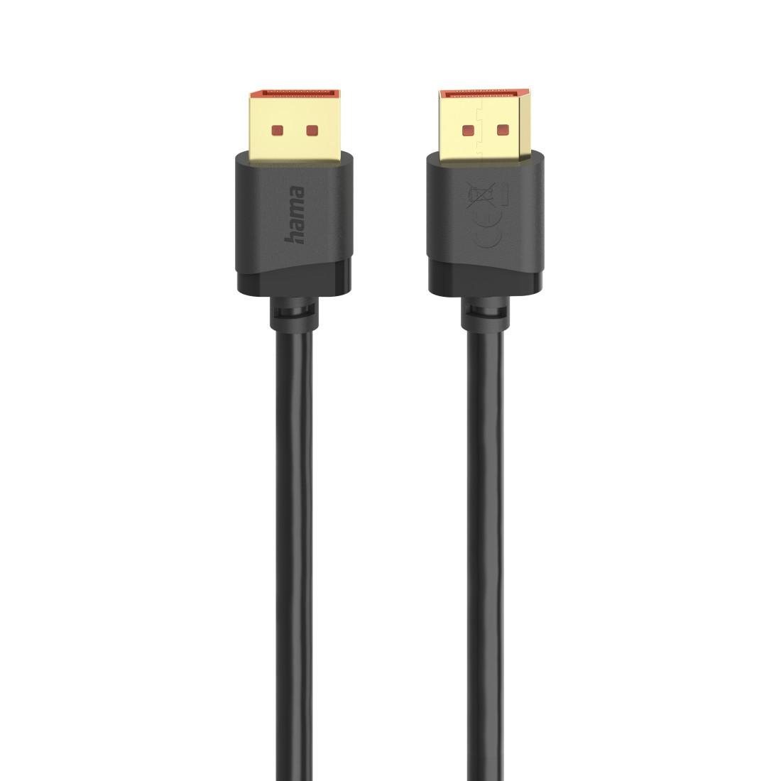 Hama 00202010 DisplayPort-Kabel DP 2.1 8K 40 Gbit/s 2 m