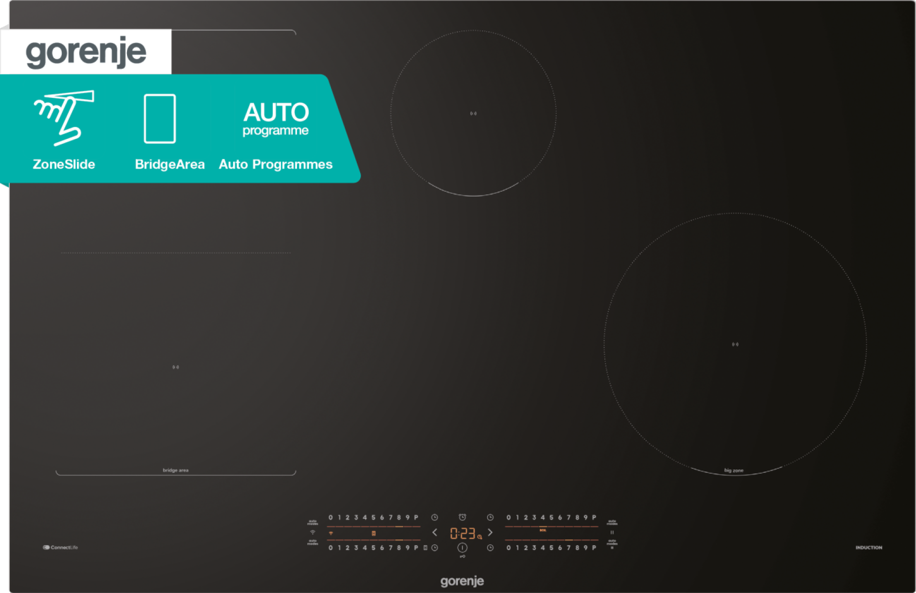 Gorenje GI8432BSCWF Induktionskochfeld 80 cm autark