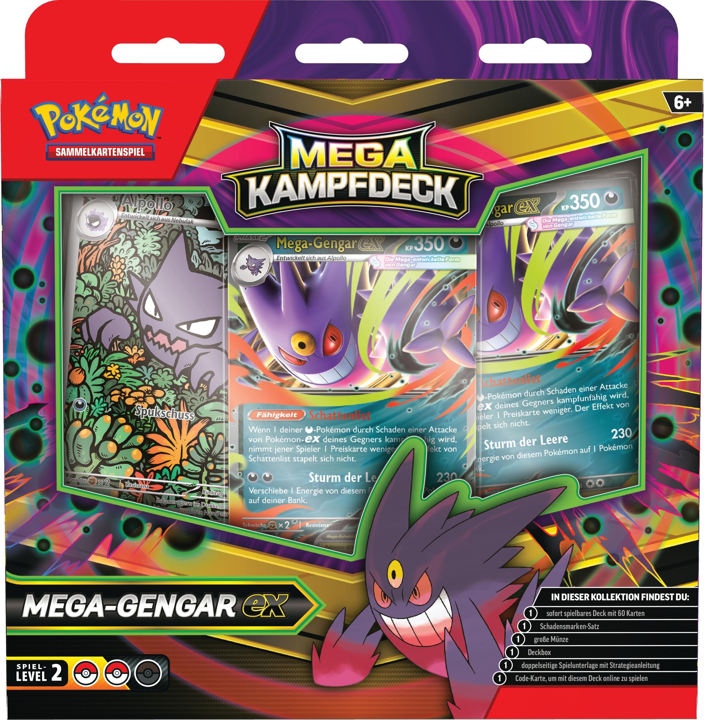 Pokémon Mega-Gengar-ex Mega-Kampfdeck DE