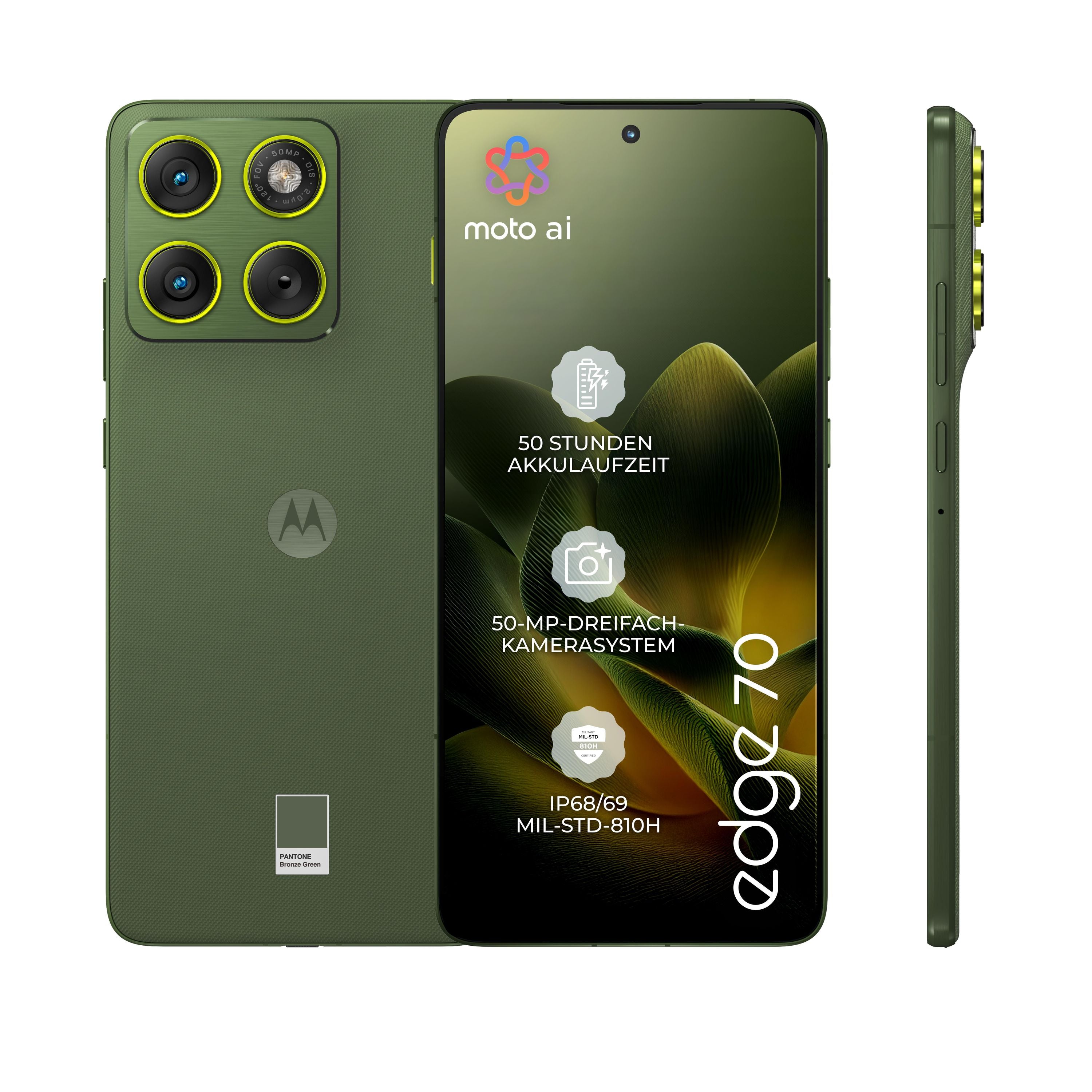 Motorola Edge 70 Smartphone 12/512GB, 6,67" 120Hz, Moto AI