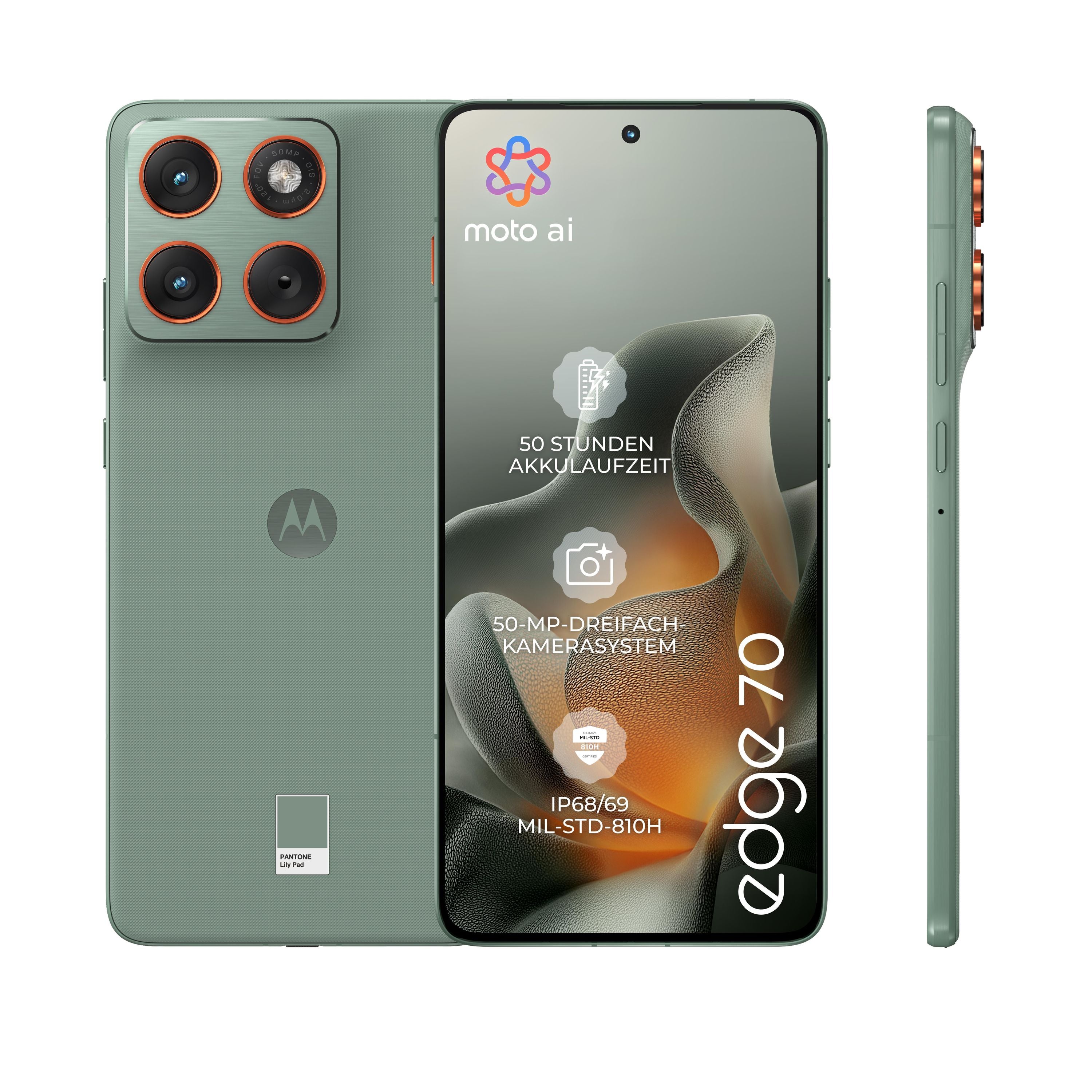 Motorola Edge 70 Smartphone 12/512GB, Moto AI, 50MP