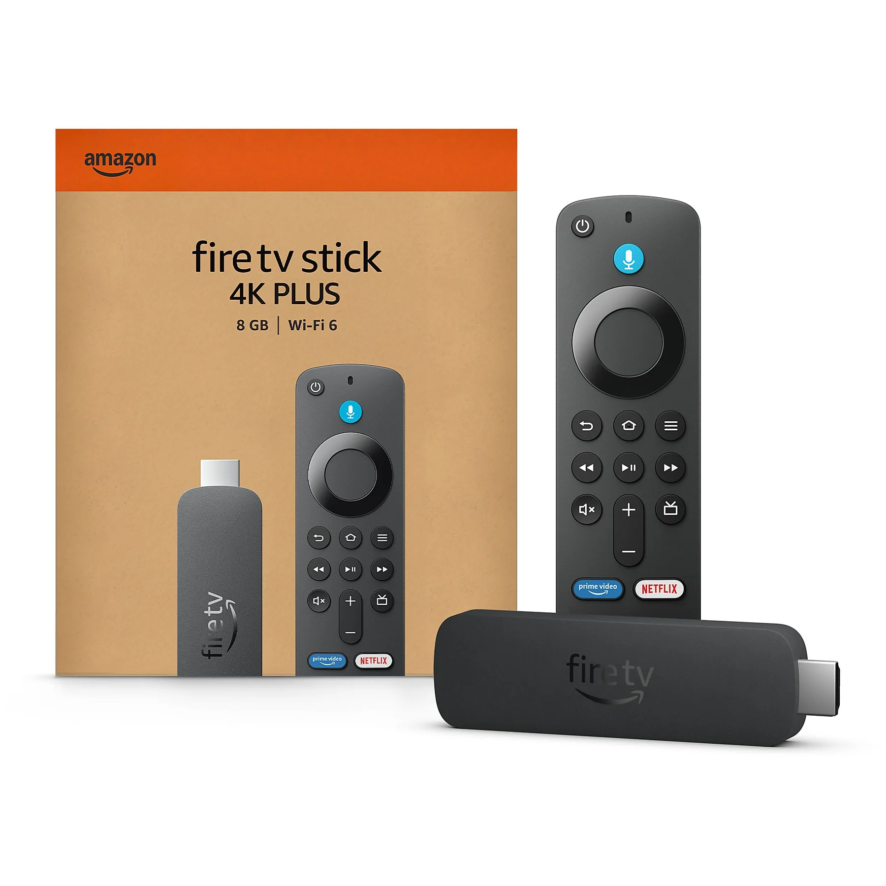Amazon Fire TV Stick 4K Plus – Wi‑Fi 6, Dolby