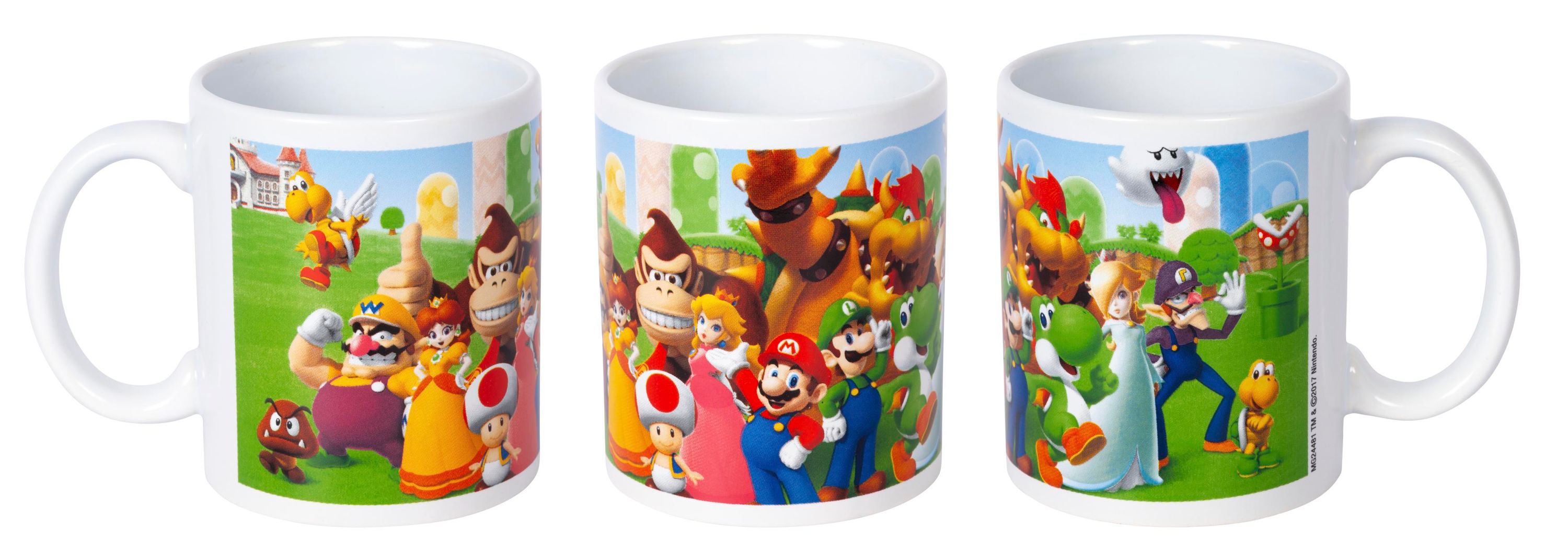 Super Mario Mushroom Kingdom Keramik Tasse 315ml Mehrfarbig