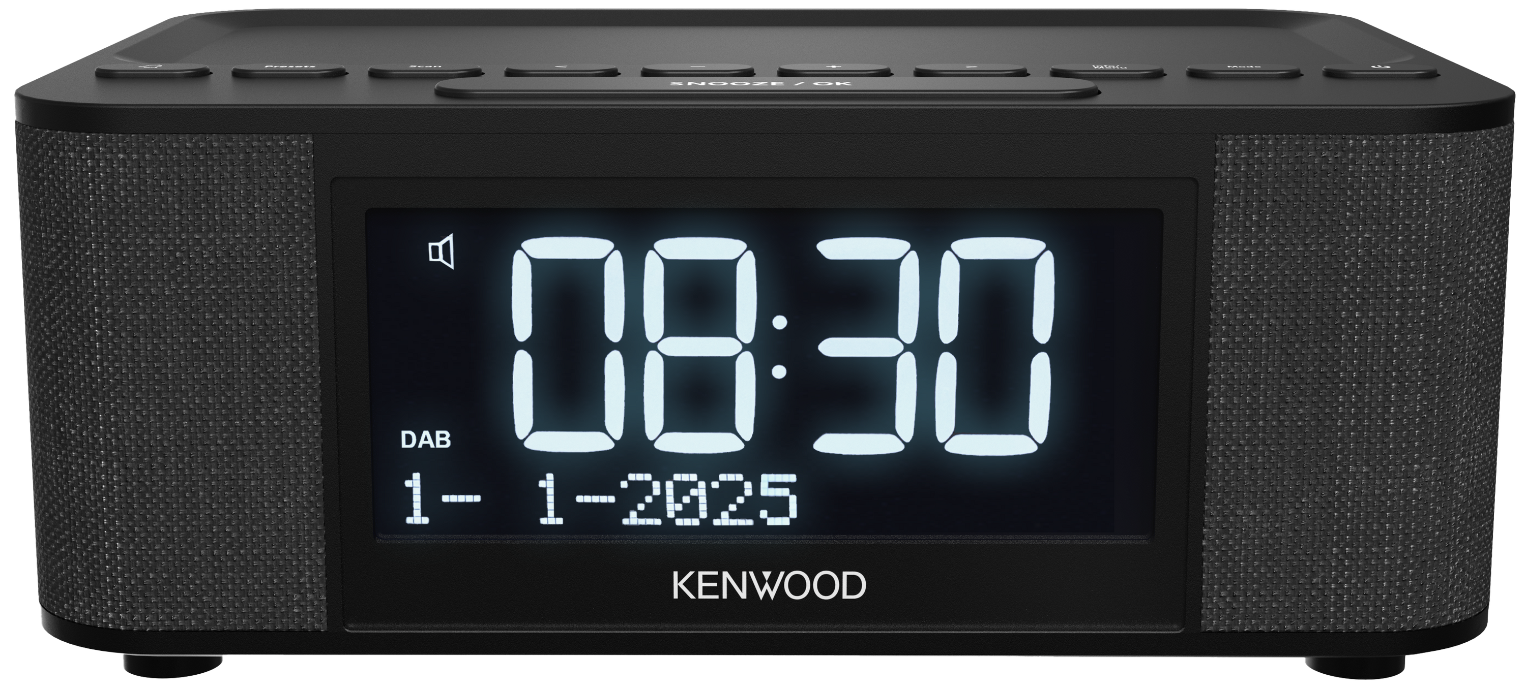 Kenwood CR-ST 55 DAB+ Radiowecker Bluetooth USB Schwarz B-Ware