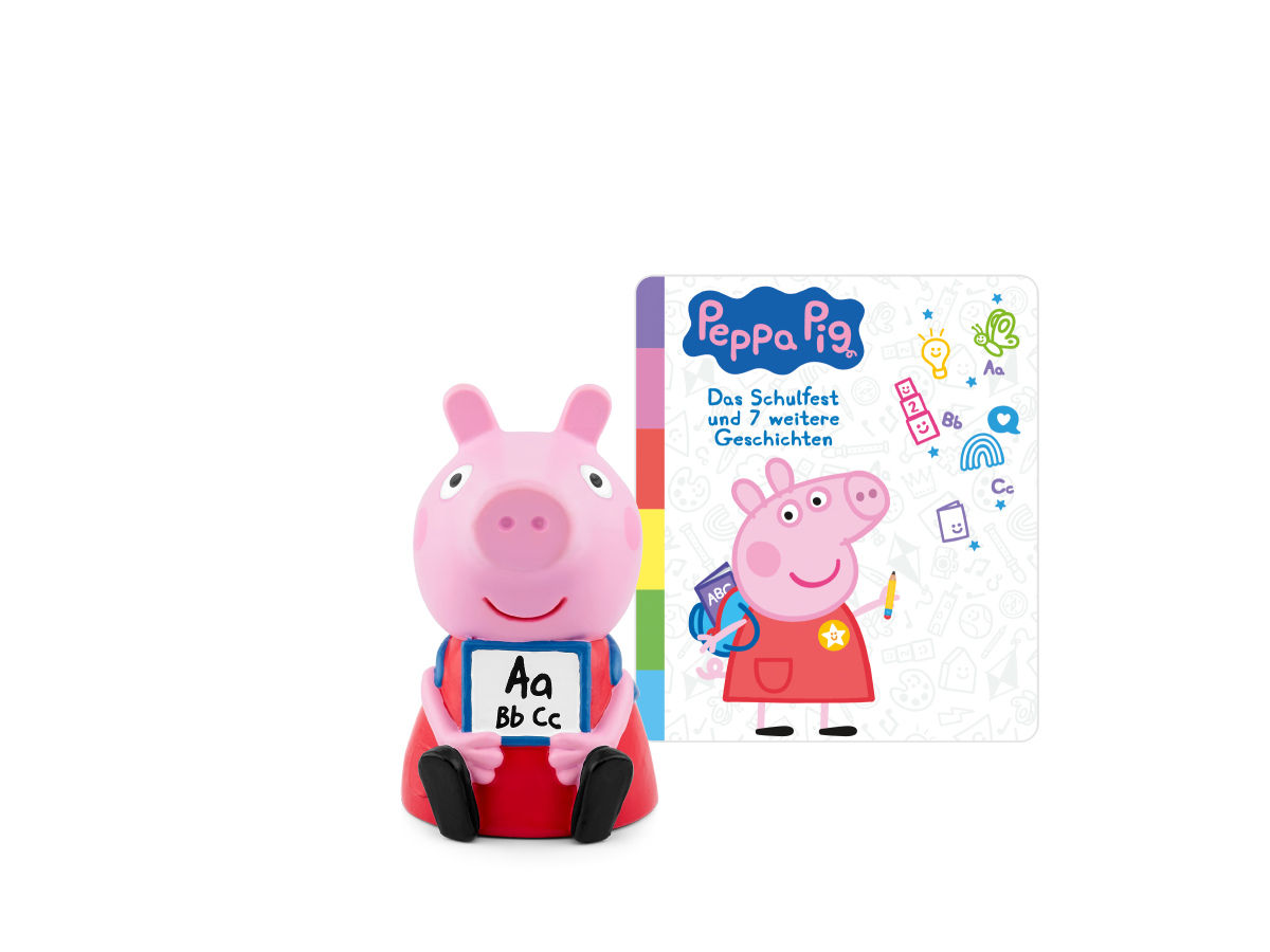 tonies Peppa Pig Hörfigur – Das Schulfest, 7 Geschichten