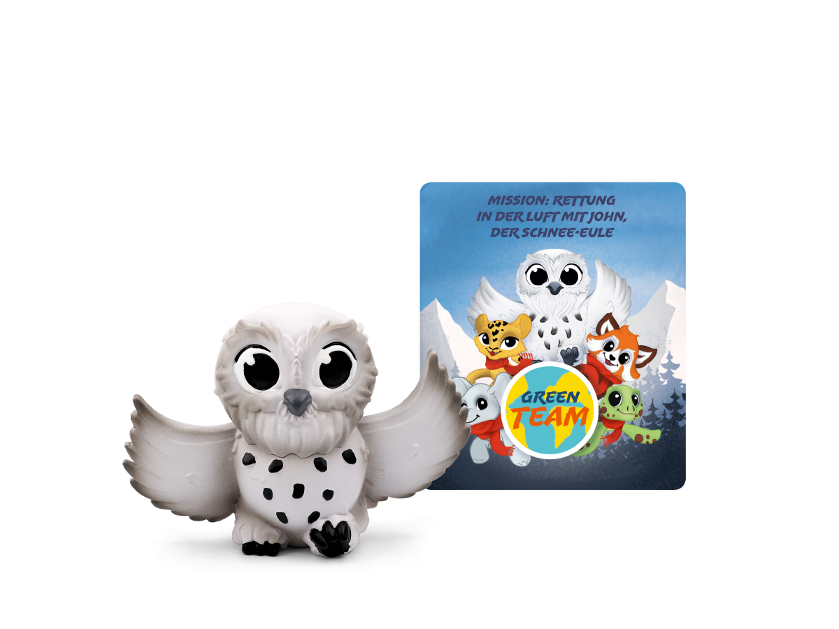 tonies Green Team - John Schnee-Eule, Hörfigur für Toniebox