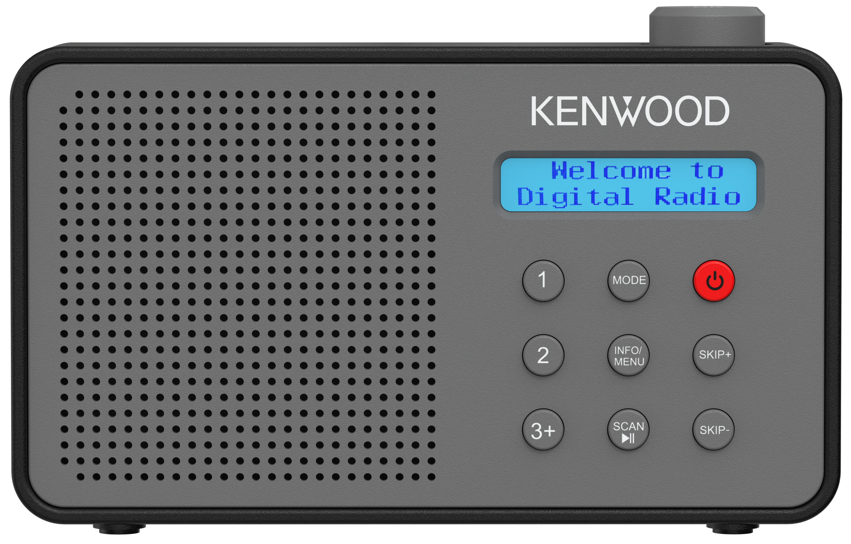Kenwood CRM25DABH DAB+ Radio Bluetooth Akku LC-Display