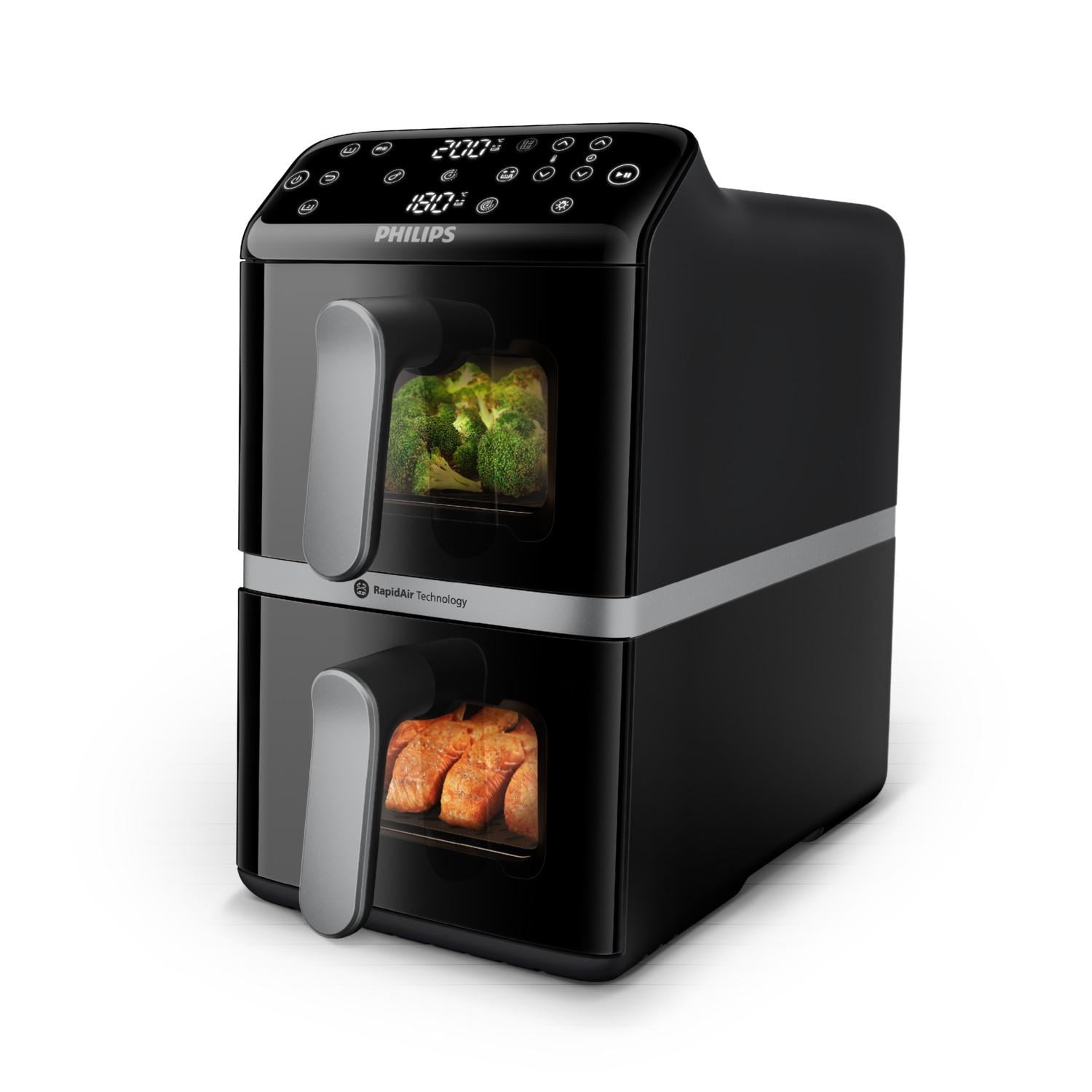 Philips NA461/00 Doppel-Heißluftfritteuse 10L, 2750W
