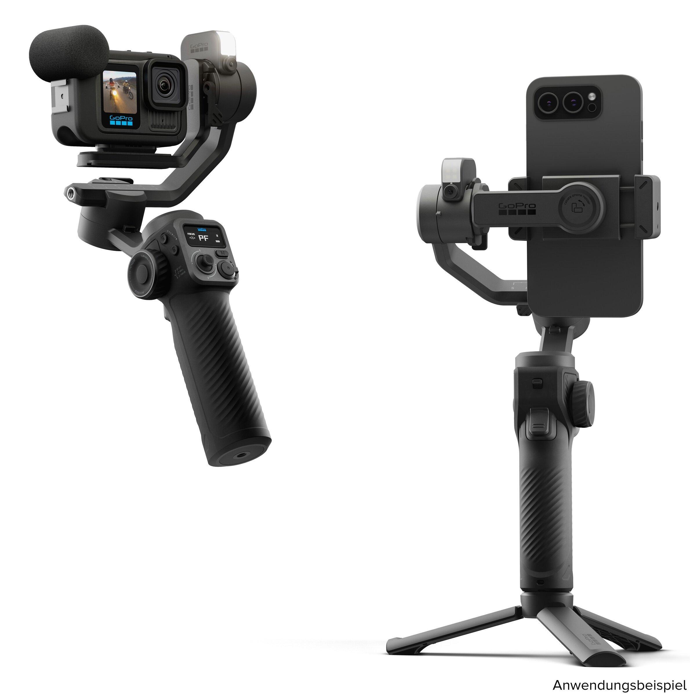 GoPro Fluid Pro AI 3-Achsen-Gimbal, Motivverfolgung, Licht