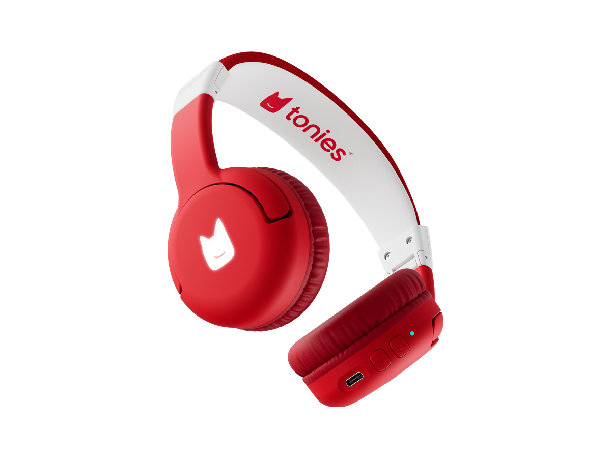 tonies Bluetooth Kopfhörer für Toniebox 2 – Rot