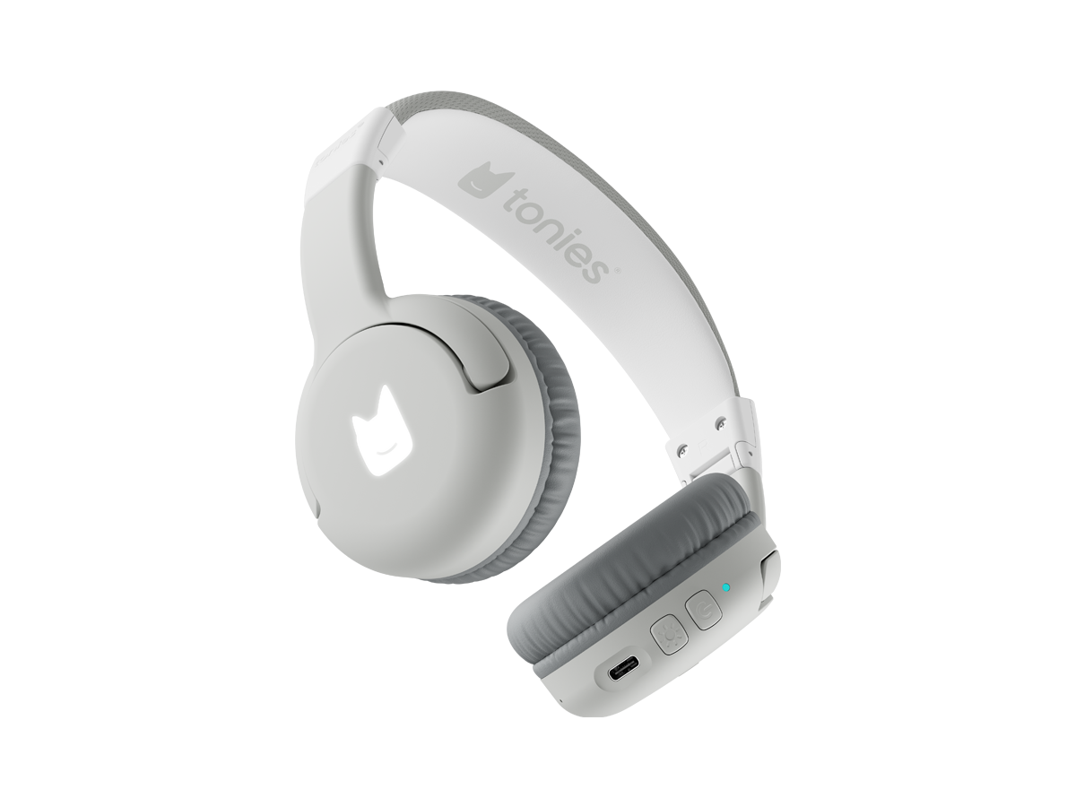tonies Bluetooth-Kopfhörer Mondgrau für Toniebox 2