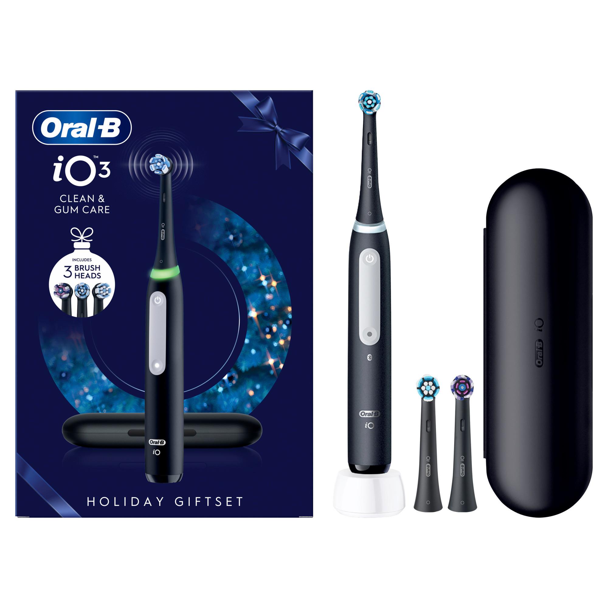 Oral-B iO Series 3 Elektrische Zahnbürste 3 Köpfe Neu OVP Matt Black