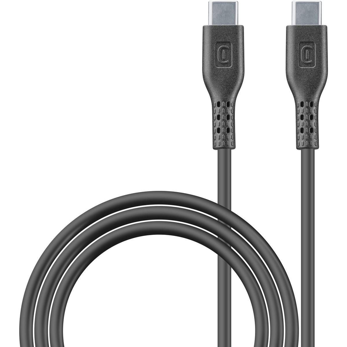 CellularLine USB-C-Kabel 5A 100W, 2m, schwarz