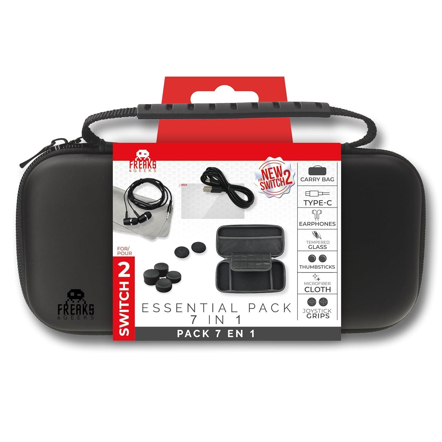 Freaks & Geeks Nintendo Switch 2 Zubehör-Set 7:1 wasserdicht