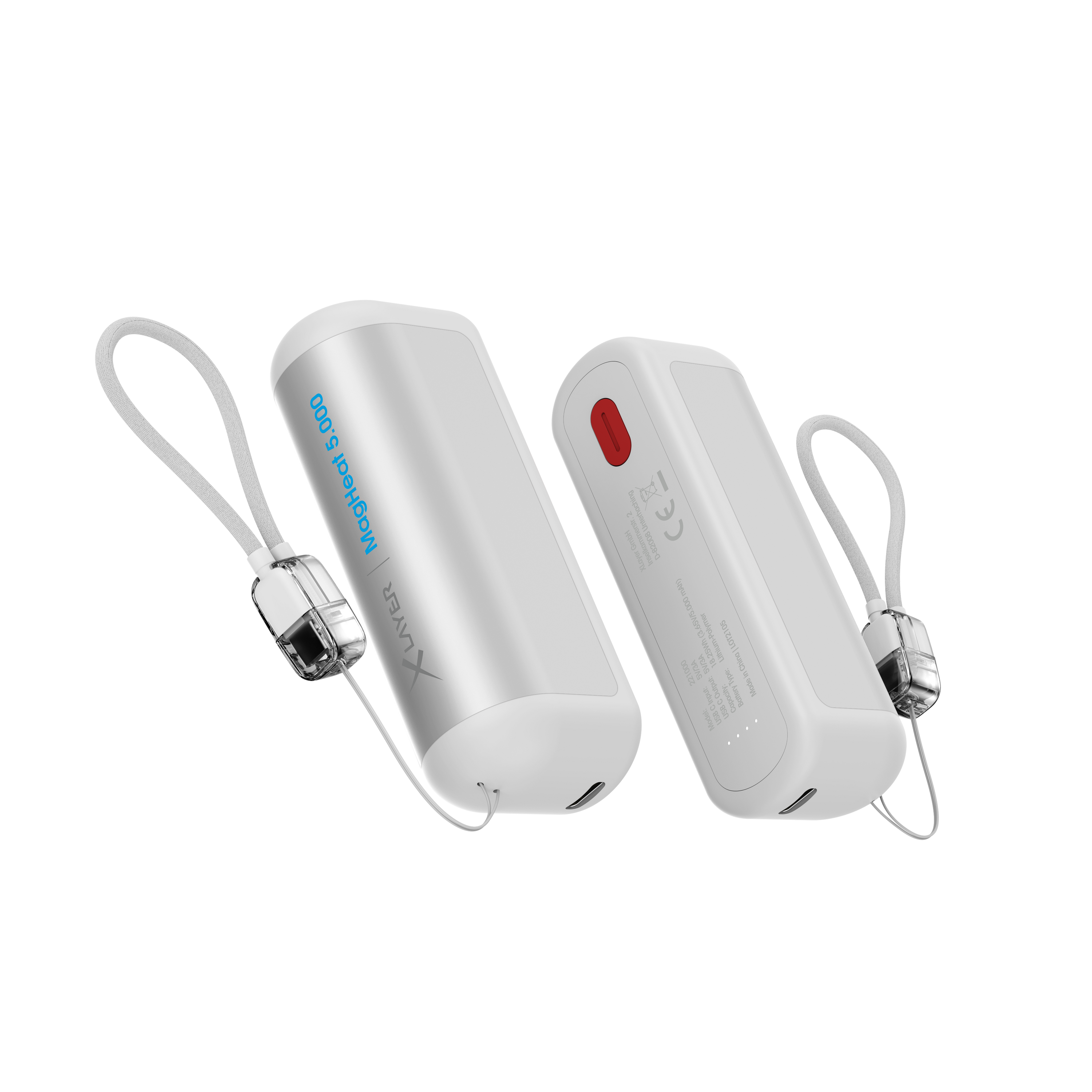 XLayer Powerbank Plus Duo – 2x5000mAh Handwärmer, USB-C