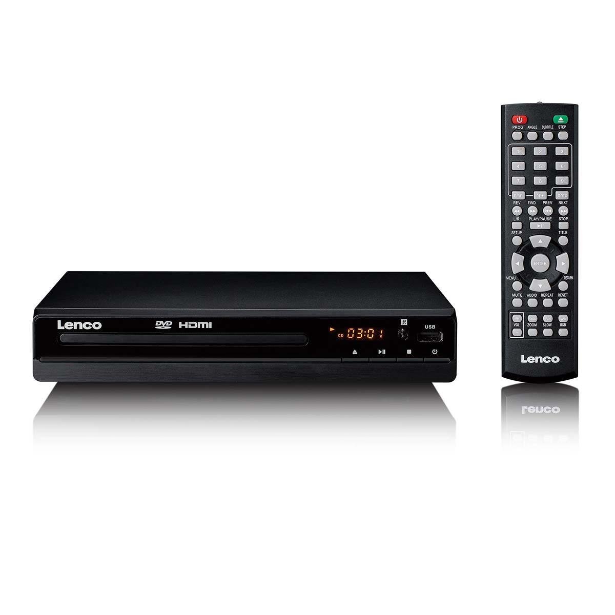 Lenco DVD-121BK DVD-Player HDMI USB regionfrei schwarz