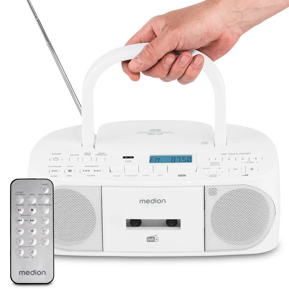 MEDION MD400003 LIFE DRX-1 Radiorekorder DAB+ Bluetooth CD