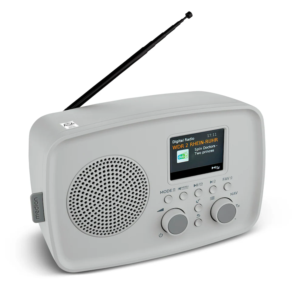 MEDION LIFE DRE-1 DAB+ Radio Bluetooth, Radiowecker, IPX1