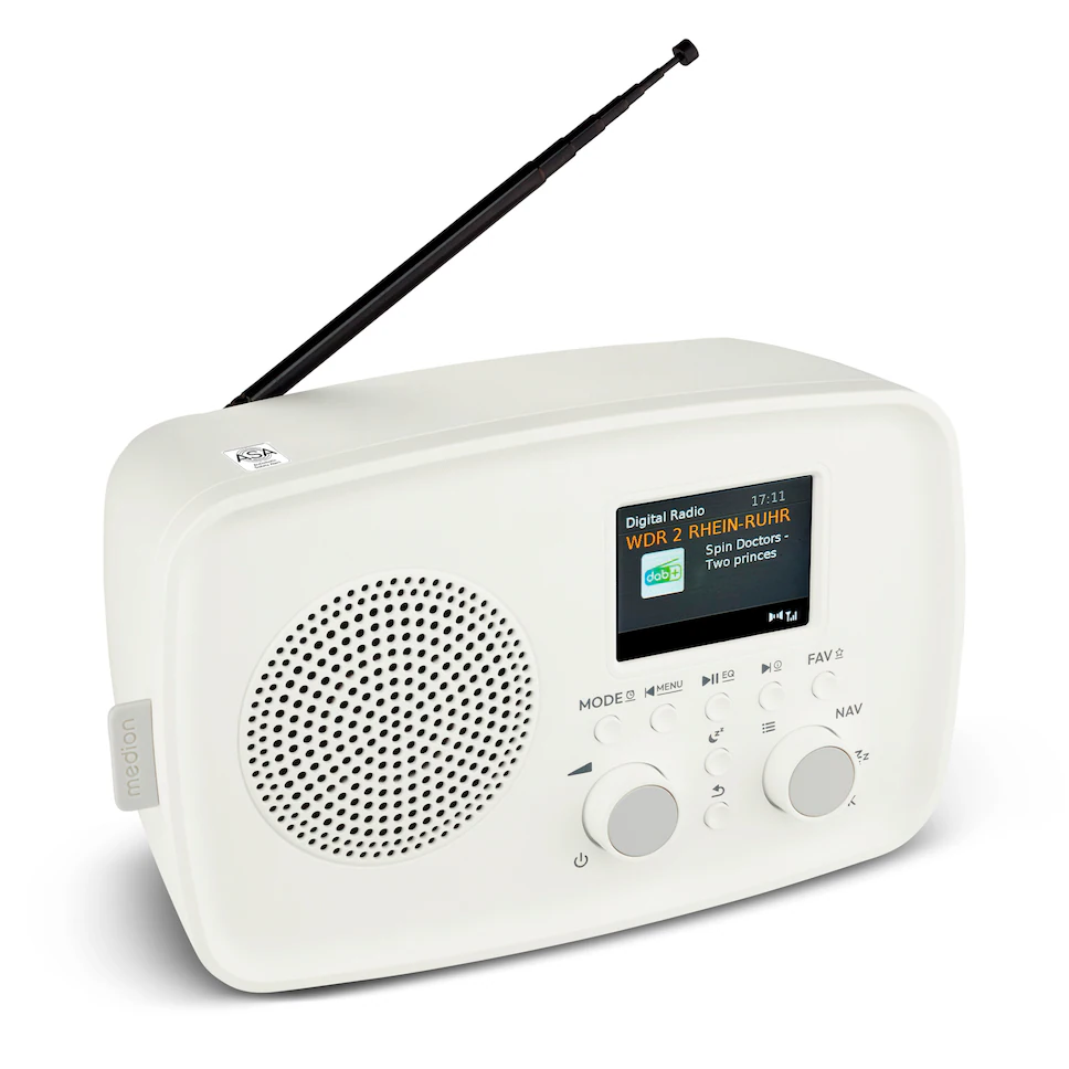 MEDION LIFE DRE-1 DAB+ Radio, Bluetooth, IPX1, Wecker