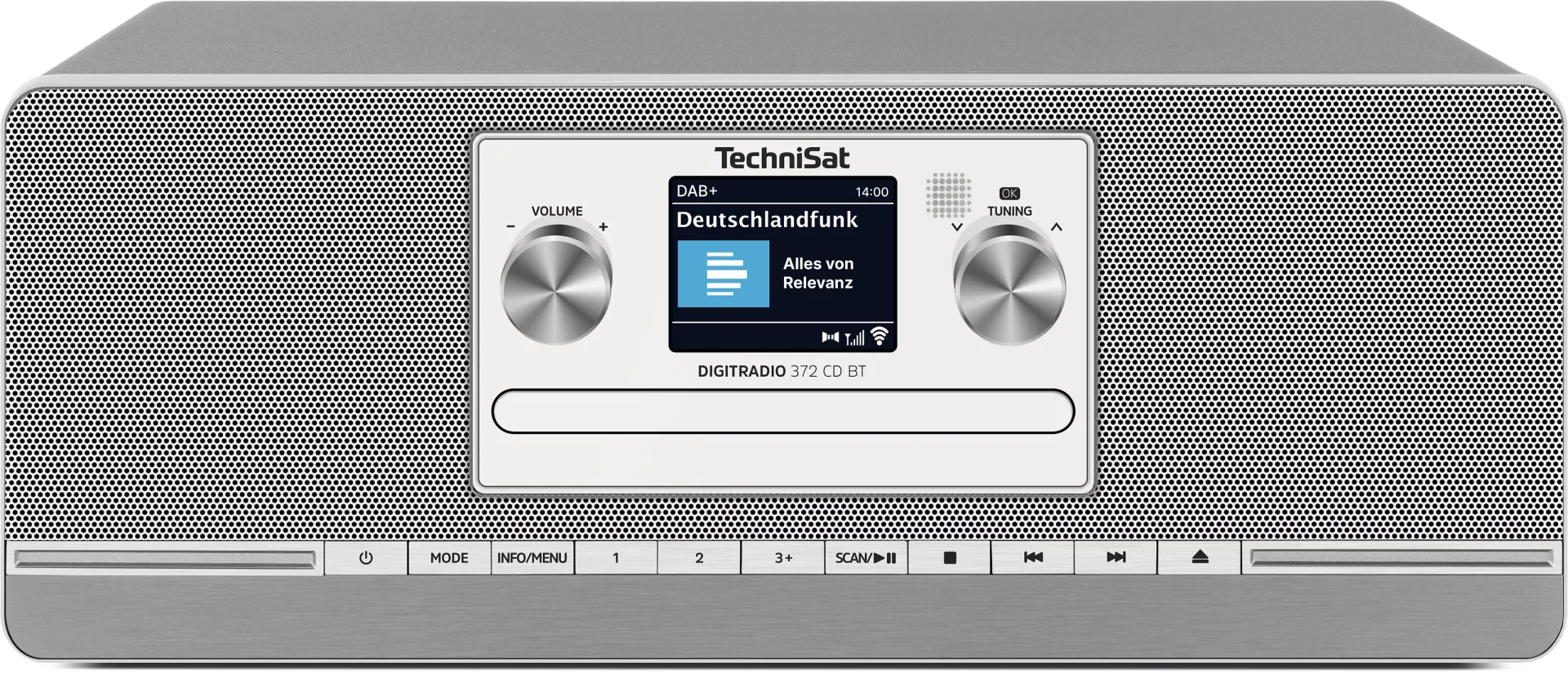 TechniSat DIGITRADIO 372 CD BT, DAB+ Radio, Farbdisplay, USB