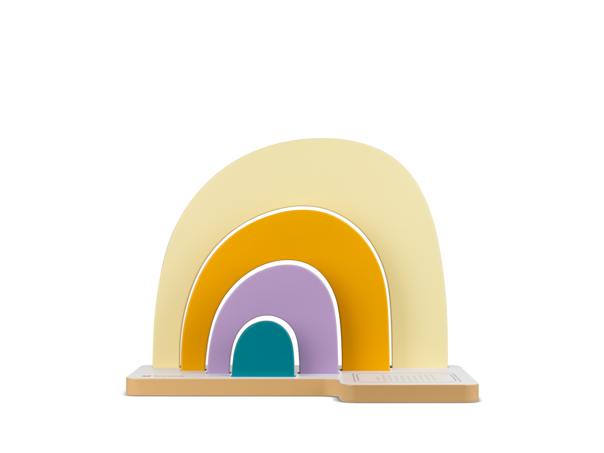 Tonies tonie-Regal Standregal Regenbogen für 40 Tonies