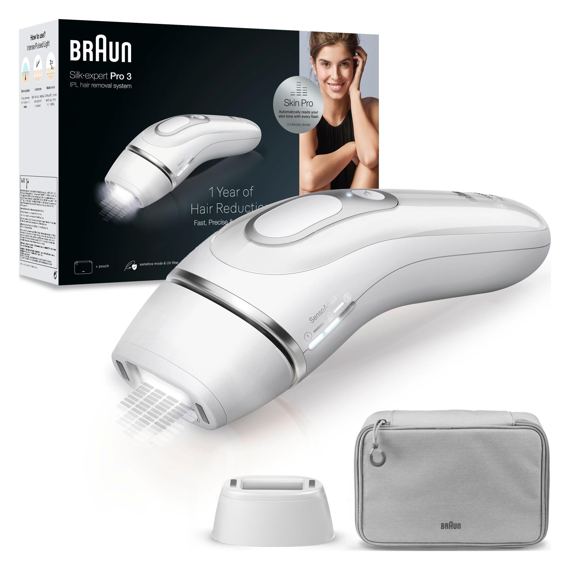 Braun Silk-Expert Pro 3 PL3020 IPL Haarentferner, 2 Köpfe