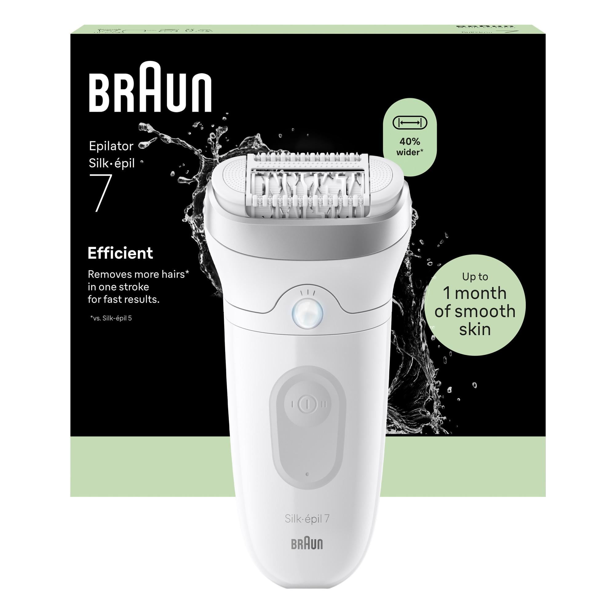 Braun Silk·épil 7 Epilierer – Nass & Trocken, breiter Kopf